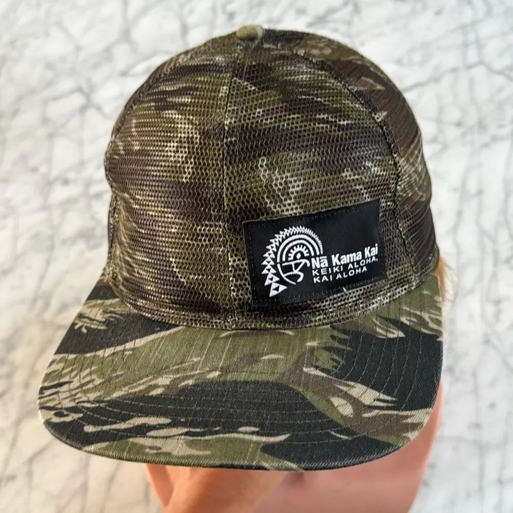 Na Kama Kai Aloha Camo Hat Men’s OS SnapBack